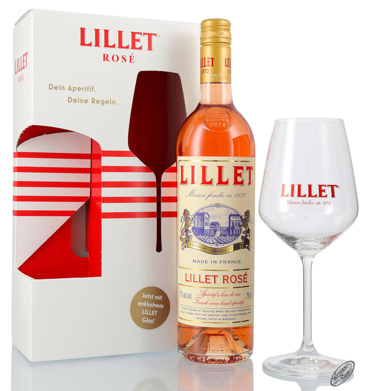 17% Geschenk-Set 0,75l Liquid Market Lillet Rosé vol. |
