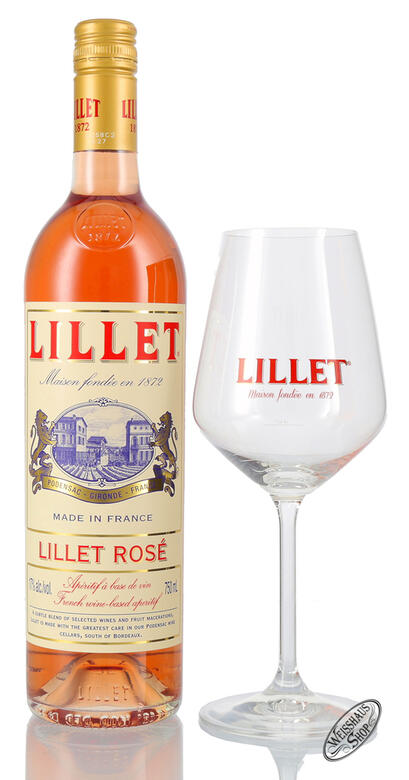 Lillet Rosé Geschenk-Set vol. | 17% 0,75l Liquid Market